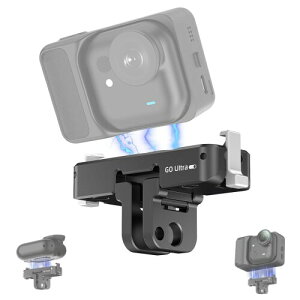 Insta360 Go Ultra �J���� �Ή� ���C�N�C�b�N�����[�X�}�E���g�A���~������ 1/4�l�W �J�����}�E���g �h�U �X�^���h���C�z�� �A�N�Z�T���[ �܂肽���� �}�O�l�b�g�g���}�E���g �h�U�V���R���p
