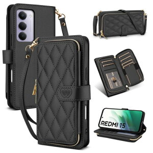 �K�p��Xiaomi Redmi 15 5G �P�[�X �蒠�^ �V�����_�[ ���|�� �΂ߊ|�� �p��Xiaomi ���h�~15 5g �X�}�z�P�[�X �㎿PU���U�[ ������� �h�J ��e�ʎ��[ �p��A501XM SoftBank SIM�t�� �P�[�X �J�[�h���[ �p