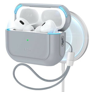 ESR AirPods Pro2 P[X AirPods Pro 2/1 (2023/2022/2019) MagSafe Ή(USB-C/LightningP[uΉ) ϏՌ nCubhی GA[|bYv 2 pJo[ MNV[O[ Orbi