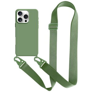 UnnFiko For iPhone 13 Pro Max �P�[�X �l�b�N�X�g���b�v �X�}�z�P�[�X �u���F �V���R�� �A�C�t�H�� 13 Pro Max �P�[�X �V���v�� �\�t�g �ی�J�o�[ �g�уX�g���b�v �R�t�� �΂߂��� (iPhone 13 Pro Max,