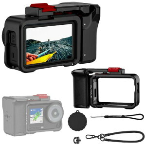 Taoricup DJI Osmo Action 6 �Ή� �t���[�� �P�[�W �u���P�b�g �n���h�� �X�g���[�g�t�H�g�O���t�B�[�n���h�� DJI Osmo Action 6 �Ή� �g���t���[�� �g���P�[�W �A�N�Z�T���[ �A�N�V�����J����