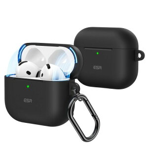 ESR AirPods 4 P[X AirPods 4 P[X (2024) (USB-C) Ή }OlbgWbN Sh~Jo[ Jrit CloundV[Y ubN