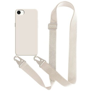 UnnFiko For iPhone 8 �P�[�X �l�b�N�X�g���b�v For iPhone SE 3/2 �X�}�z�P�[�X �u���F �V���R�� �A�C�t�H�� iPhone 7 �P�[�X �V���v�� �\�t�giPhone SE ��2���� �ی�J�o�[ �g�уX�g���b�v �R�t�� �΂�