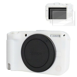 VOVMOEYA �L���m�� EOS R50V �f�W�^���J�����p�V���R���P�[�X�i0.25mm �����K���X�X�N���[���v���e�N�^�[ 2 ���t���j�b�L���m�� EOS R50V �ی�P�[�X ���S�t�B�b�g