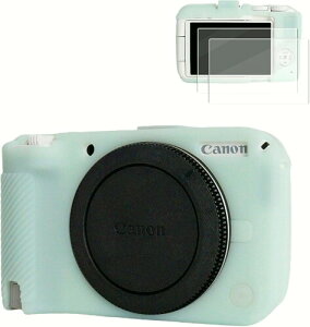 VOVMOEYA �L���m�� EOS R50V �f�W�^���J�����p�V���R���P�[�X�i0.25mm �����K���X�X�N���[���v���e�N�^�[ 2 ���t���j�b�L���m�� EOS R50V �ی�P�[�X ���S�t�B�b�g
