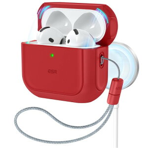 ESR AirPods4 P[X AirPods 4 P[X(2024) iUSB-CjΉ MagSafeΉ Xgbvth~Jo[ Orbit nCubhP[X bh