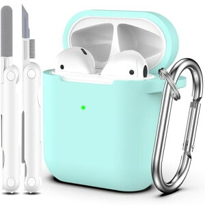 R-fun AirPodsP[XJo[ΉAL[`F[t\tgVRیJo[AƒjAApple AirPods21[dP[XΉAtgLEDCgtAu[Ɍ