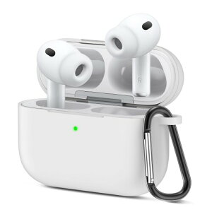 Seefox Airpods pro 3 �P�[�X Airpods pro ��O���� �P�[�X �V���R���f�� LED�� �����[�d�\ �G�A�[�|�b�Y �v�� 3 �J�o�[ �y�� �S�ʕی� �ϏՌ� �h�o �L�Y�h�~ �J���r�i�t�� Airpods pro3 �Ή� �ی�J