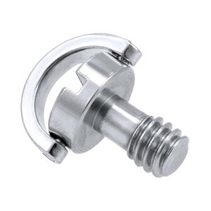 1/4"-20 Camera screw with D Shaft D-ring Stainless Steel mounting screw for Camera Tripod Monopod Quick Release Plate (Pack of 4) -014