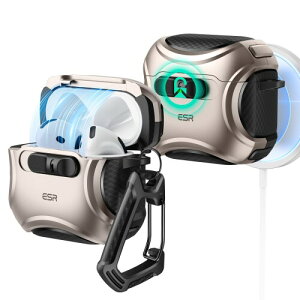 ESR AirPods 4 P[X AirPods 4 P[X(2024) (USB-C) Ή MagSafe Ή h~bN C[W[I[v CyberV[Y `^