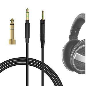 Geekria �P�[�u�� �݊��� �I�[�f�B�I�R�[�h �[���n�C�U�[ Sennheiser HD620S, HD599SE, HD599, HD598, HD598SE, HD560S, HD598 SR, HD550, HD505, HD400Pro, HD579, HD569 �w�b�h�z���P�[�u���A2.5mm �ɓK������ 3m