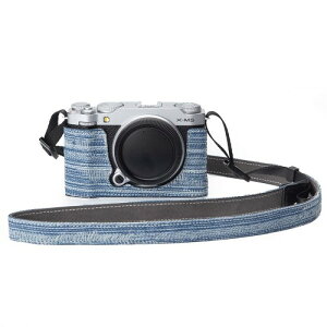 Fujifilm X-M5��p�J�����P-�X �J�E�{�[�C�X�^�C������̃n�[�t�P�[�X�J�����ی�J�o�[ (�o�܃f�j���{�V�����_�[�X�g���b�v)