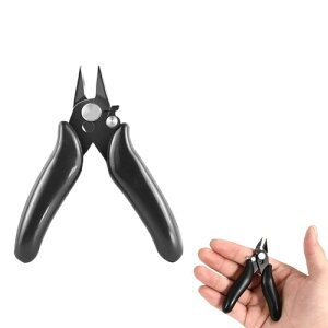ニッパー 1個入り ブラック 多機能 軽量 ペンチ プラモデル ワイヤーカッター 番線カッター 精密ニッパー 家庭用/産業用/模型用/電気工事用