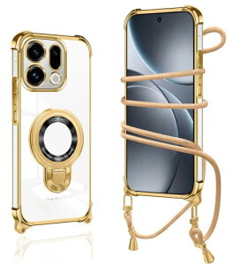 OPPO Find X9 �P�[�X �N���A �V�����_�[ ���� �����O�t�� find x9 �J�o�[ �X�^���h�@�\ �}�O�l�b�g���� �ϏՌ� �ČR�K�i �R�t�� �΂߂��� �D��X�g���b�v�t�� �l�b�N�X�g���b�v �V�����_�[ �c/