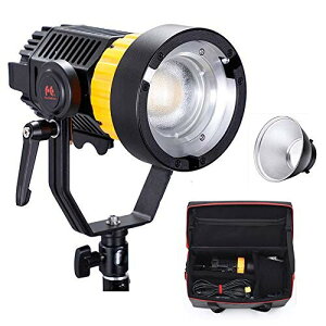 Falconeyes P12 120W 5600K フォーカシングスポットライト LED 95400 Lux @ 0.5m フォーカシング機能 DMXをサポート 照明効果(9種類) LED定常光ビデオライト ファーカス調整可能 Bowensマウント デュア