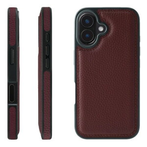 HANATORA for iPhone 16 �P�[�X �{�v �ϏՌ� �o���p�[�^ �X�}�z�P�[�X �X�}�z ���ʖ{�v �V�������N���U�[ �M�t�g ���C�� WPG-16-Wine