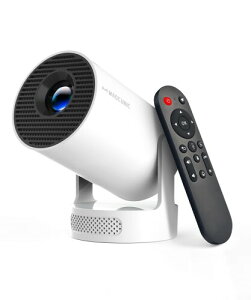 Magcubic �v���W�F�N�^�[ �ƒ�p �����^ 30000LM 1080P 4K �Ή� Wi-Fi6 Bluetooth5.4 ������`�␳ �Z�����E�V�䓊�e IOS/Android/�p�\�R��/�Q�[���@�ڑ��� ���{������� ����ȒP �v���[���g�ɍœK �z��