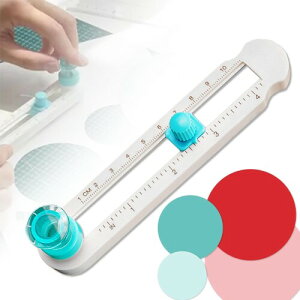 円切りカッター 360°切円器 サークルカッター (直径2cm〜20cm対応) 丸く切る カッター サイズ調整可能 持ち運び便利 学生用 手作り文房具 (ブルー)