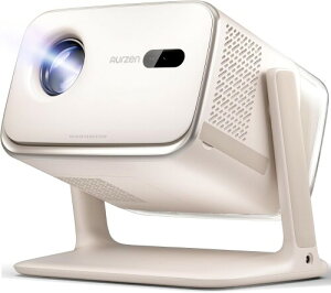 Aurzen �v���W�F�N�^�[ �ƒ�p �V�䓊�e 1080P �t��HD 4K�Ή� 500ANSI Netflix/YouTube/Prime Video���� �I�[�g�t�H�[�J�X/������`�␳ �Z�œ_ 20W HiFi �X�s�[�J�[���� WiFi6 Bluetootn Google cast �Ή� ToF �z�[