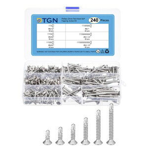 DTGN 240؂˂A\[ggLbg - 6TCY410XeX|#8x1/2" - #8x1-1/2"\tbgwbhȍUB