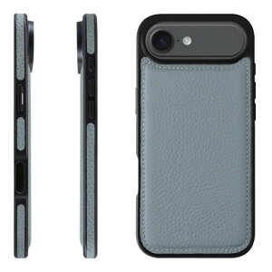 HANATORA for iPhone 17Air �P�[�X �{�v �ϏՌ� �o���p�[�^ �X�}�z�P�[�X �X�}�z ���ʖ{�v �V�������N���U�[ �M�t�g �u���[�O���[ WPG-17Air-BlueGray