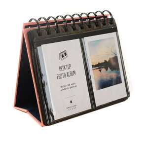 Darkhorse.Inc アルバム for FUJIFILM“チェキ"専用 立て式ポケットアルバム ミニアルバム 3インチ 68枚 - ピンク