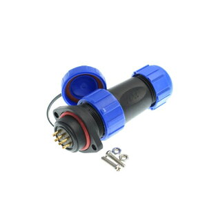 ZBLZGP SP21 10 Pin �̃V���[�V�̃p�l���̑䎆�h�� IP68 �~�`�̍q��v���O �P�[�u���̃R�l�N�^�[�ɂ���Ēʂ����J�b�v�����O�̃p�l���̑䎆 5A �C�m�̃{�[�g�̂��߂� 18AWG ���C���[