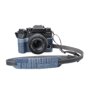 X-T5�J�����P�[�X ���g���Ȗ{�v/�J�E�{�[�C�X�^�C������̃n�[�t�P�[�X�J�����ی�J�o�[ Fujiflim Fuji X-T5 XT5��p �V�����_�[�X�g���b�v�t�� (�p�b�`�f�j���Z�b�g)