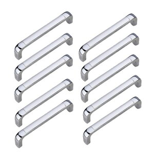 おしゃれ ドア取っ手 ドアハンドル プルハンドル ドアノブ 食器棚 キャビネット 引き出し部品 ドアノブ 装飾 10個セット (128mm)