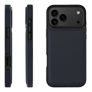 HANATORA for iPhone 17ProMax �P�[�X �{�v �ϏՌ� �o���p�[�^ �X�}�z�P�[�X �X�}�z ���ʖ{�v �V�������N���U�[ �M�t�g �l�C�r�[ WPG-17ProMax-Navy
