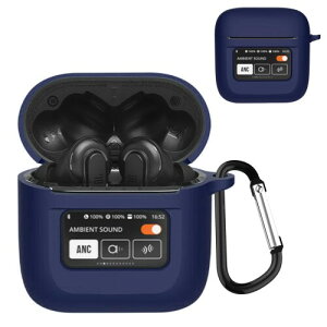 TOORQR For JBL TOUR PRO 2 �P�[�X �J�o�[ TOUR PRO 2�V���R���f�� �P�[�X �ی�J�o�[ �h�� �h�o �����h�~ �L�Y�h�~ �S�ʕی� �y�� �J���r�i�t��(�u���[)