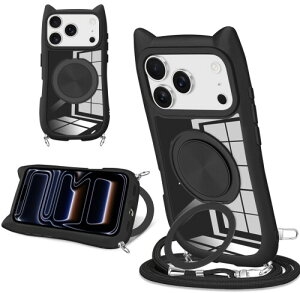 iPhone 17 Pro Max �p �X�}�z�P�[�X �L���f�U�C�� �V���v���Ńt�@�b�V���� 360° ��]�X�^���h�t�� iPhone 17 promax �X�}�z�P�[�X ����~�� ���΂ݖh�~ �S�ʓI�ȕی� �������߉\�ȃl�b�N�X�g��