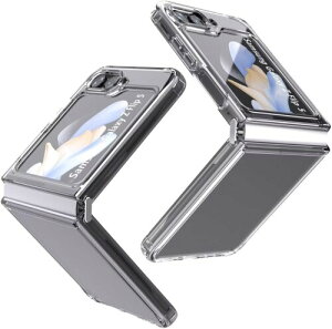 For Samsung Galaxy Z Flip 5 5G �P�[�X (Gosento) Galaxy Z Flip5 �J�o�[ TPU �N���A �S�ʕی� �ϏՌ� �ی�J�o�[