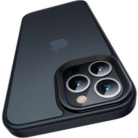 Meifigno iPhone13Proケース 耐衝撃 ワイヤレス充電 指紋防止 防汚 スクラッチ防止 滑り止め iPhone 13 Pro ケース6.1インチ(ブラック)