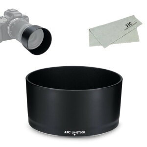 JJC ET-60B t Yt[h Canon ET-60B ݊ RF-S 55-210mm F5-7.1 IS STM Yp Canon EOS R50̖]Y[Y ɑΉ