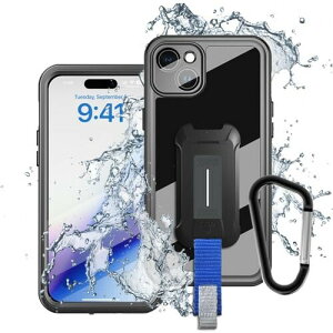 (ARMOR-X) iPhone 15P[X IP68 Waterproof Case ubN (Black)