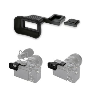 JJC Sony A7C II / A7CR�p�z�b�g�V���[�A�C�J�b�v �����^�A�C�s�[�X �\�j�[ Sony A7C II ��7C II / A7CR ��7CR �J�����Ή� �R�[���h�V���[�t�� �ڊ�ړ��� �����Ւf �t�@�C���_�[ �ی� �z�b�g�V���[�ی�