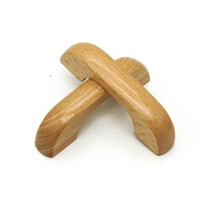 SZB 引き出し 取っ手 木製 つまみ 引き出しノブ ツマミ キャビネット 食器棚 クローゼット (64#, 1個セット)