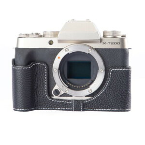 FUJIFILM X-T200��p ���g���Ȗ{�v�i���v�j����̃n�[�t�P�[�X �J�����ی�J�o�[�K�pFuji XT200 xt200 �n�[�t�^�C�v �J�����v���e�N�g�P�[�X ��ʊJ�� �d�r���� �O�r���t���\�L�Y ���Ֆh