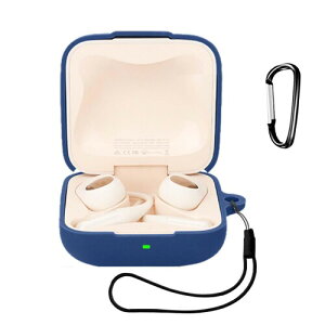For SOUNDPEATS GoFree 2+ �p �P�[�X �J�o�[ ���C�����X�C���z�� �P�[�X �V���R���f�� ���p���₷�� �ϏՌ� �h���h�o �E�H�b�V���u���i�J���r�i�t��+�X�g���b�v�t�� �j �����[�d�\ �����^��