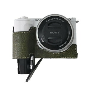 SIUTATDSH �J�����P�[�X PU���U�[ �K�p Sony �\�j�[ ZV-E10 II zv-e10 mark 2 �P�[�X ���C�i�[�P�[�X �J�����z���_�[�A�ϐk�E�ϏՌ��E�֌g?�O�r�ݒu�ł��A�d�r�����ł� (�O���[��)