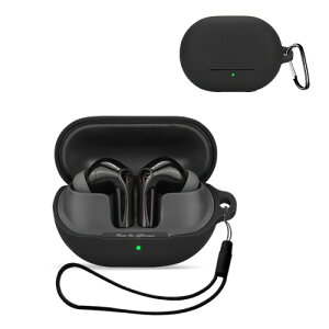 For SOUNDPEATS Air5 Pro Plus / Air5 Pro �p �P�[�X �J�o�[ ���C�����X�C���z�� �P�[�X �V���R���f�� ���p���₷�� �ϏՌ� �h���h�o �E�H�b�V���u���i�J���r�i�t��+�X�g���b�v�t�� �j �����[�d�\