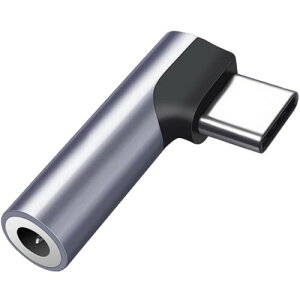 Type C 3.5mm �ϊ� �A�_�v�^�[ USB C to 3.5mm �ϊ� �R�l�N�^�[�i�I�X�����X�j�v���O�A���h�v���C 90°�G���{�݌v �����ʘbL�^ �݊�Samsung Galaxy Google Redmi OPPO�Ȃǂ̃X�}�[�g�t�H��