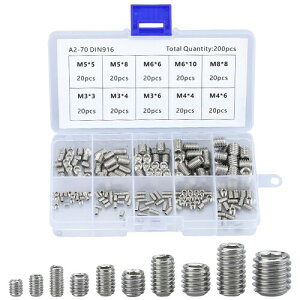 Glvaner Zpt~߃lW 200Zbg 10 XeX| Zp Ou˂ Zp˂ Cc[(M3 M4 M5 M6 M8)Vo[ [P[Xt