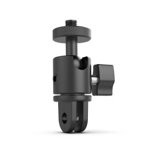 �A���~�j�E���� 360 �x��]�J���� �}�E���g�A1/4 �J�����O�r�A�_�v�^�[ GoPro Hero 13/12/11/10/9/8/7/(2018) Black�ADJI Action 5Pro/4/3�ASony�A���̑��̃A�N�V���� �J�����ɑΉ� (1/4 �J���� �}�E���g �A�_