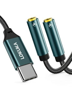 LOKUKA usb c �C���z���W���b�N ���� 4�� ���z ��� �}�C�N�@�\���� �{�C�X�`���b�g DAC���� �n�C���]�Ή� ���y�Đ� �����ʘb ���ʒ��� type c �@��p 120CM