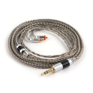 Tripowin Zonie 16 �R�A�[�⃁�b�L�P�[�u����SPCHIFI�C���z���A�b�v�O���[�h�P�[�u�� �~���[�W�b�N�v���[���[�Ή� (3.5mm-MMCX, �O���[)