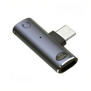 Xiwai Type-C USB-C ���� 3.5mm �I�[�f�B�I DAC AUX ���y 16 �r�b�g 48kHz & 100W PD �d���A�_�v�^�[�A�d�b�A���b�v�g�b�v�A�^�u���b�g�p 2 in 1 USB C �I�[�f�B�I�[�d�R���o�[�^�[