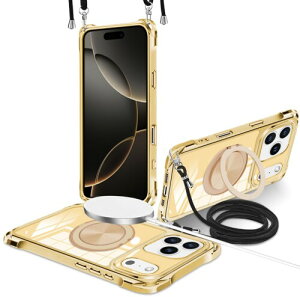 GULEIYAA iPhone 17 Pro Max �p �P�[�X �c�����Ή� 360° ��]�X�^���h �����O �}�O�l�b�g���� MagSafe �Ή� ���C�����X�[�d�Ή� �� phone 17promax �P�[�X ���|�� �΂߂��� ��|�� �ϏՌ� �ԍڃz���_�[