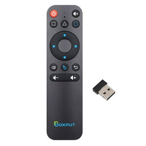 BOXPUT Android�����p�����R�� BPR1S Plus 2.4G USB���V�[�o�[�t�����C�����X�����R�� BT�����ԊO���w�K�󒆃}�E�X�@�\�A���h���C�hTV�{�b�N�X�A�e���r�X�e�B�b�N�A�X�}�[�g�Z�b�g�g�b�v�{�b�N